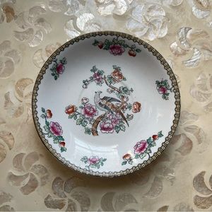 F. winkle & co england pheasant floral damasque small plate